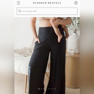 Maternity wide leg pant